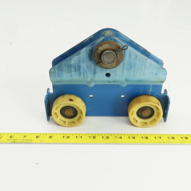 DEMAG MANUAL PUSH/PULL Monorail Hoist Trolley 23/4" Wheel Width 58.49