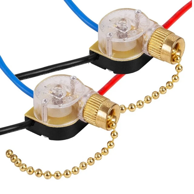 3Pack Ceiling Fan Light Switch ZE-110 Fan Switch 3 Way Speed Fan Switch Q4D5