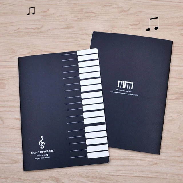 Bloc De Papier Musique Manuscrit A4 | 50 Pages à 10 Portées, Couverture Cartonnée – Idéal Pour Composer, Noter Des Partitions