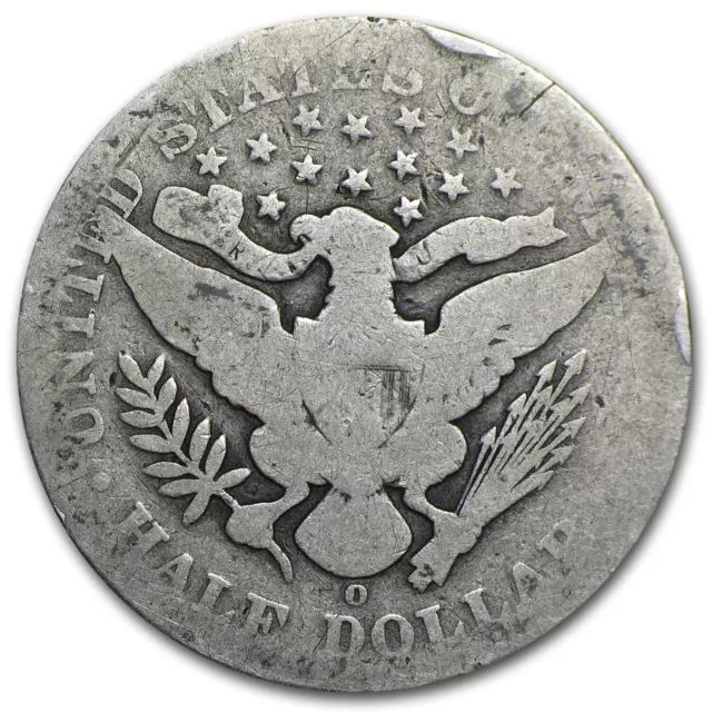 1892-O Barber Half Dollar AG 2