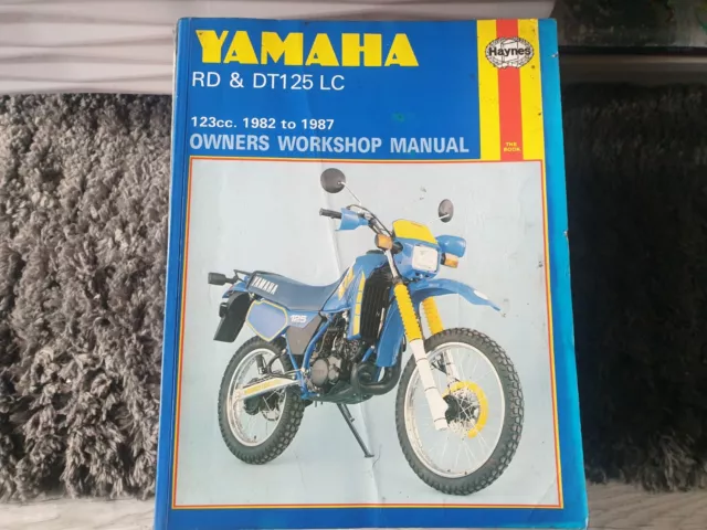 Yamaha RD125 DT125 LC 1982-1987 Haynes Manual Motorbike