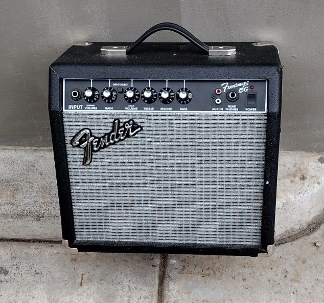 Fender Frontman 15G Guitar Amp 8”speaker Amplifier Used Only A Couple Times