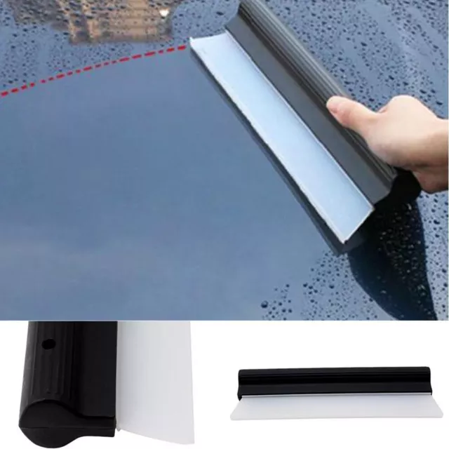 Automotive Wiper Blade Squeegee, Car T Bar WaterBlade Squeegees Dry Silicone Water Blade Wiper Scraper Clean Window Cleaner