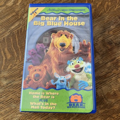 BEAR IN THE Big Blue House Volume 1 (VHS, 1998) Blue Clamshell Case Jim ...