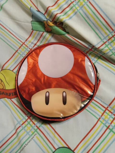 Super Mushroom Mario Bros 9 Inch Insulated Lunch Bag