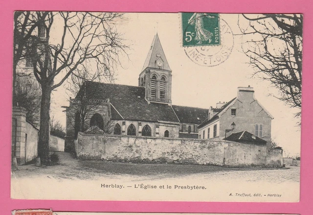 95 - HERBLAY - L'Eglise et le Presbytère