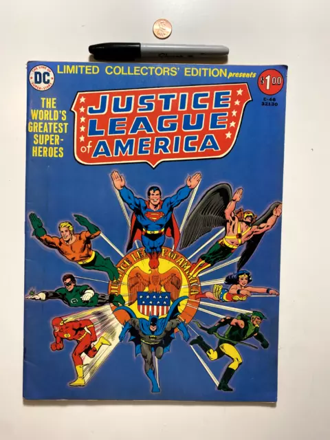LIMITED COLLECTORS' EDITION #C-46 F, Justice League Treasury, DC Comics 1976