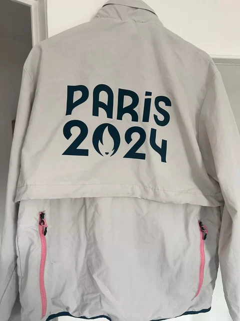 Veste Coupe-Vent 2 En 1 Volontaire Jeux Olympiques Paris 2024 - Taille XL - Pièce Collector