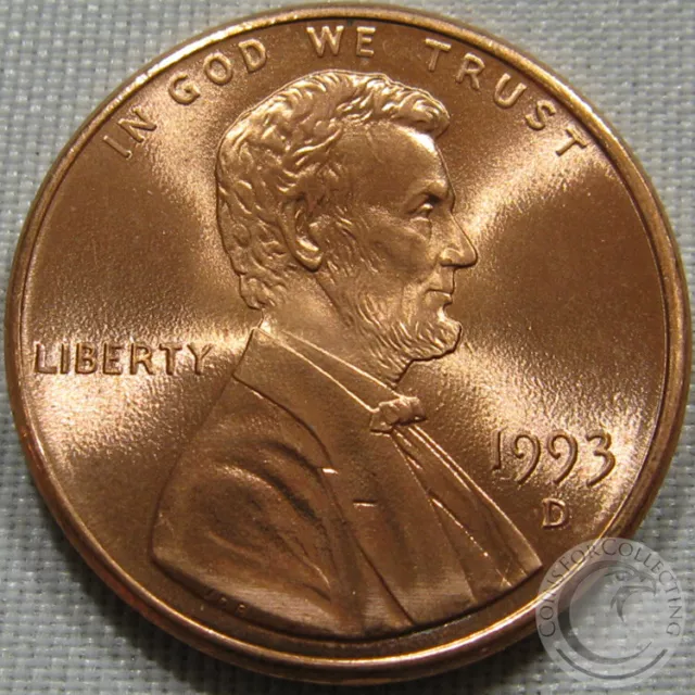 1993-D Unc Lincoln Memorial Penny Nice Coin **Make An Offer**