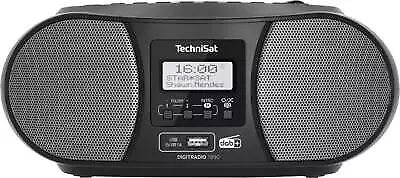 Technisat DIGITRADIO 1990 Silber Schwarz DAB+ USB CD Bluetooth NEU OVP