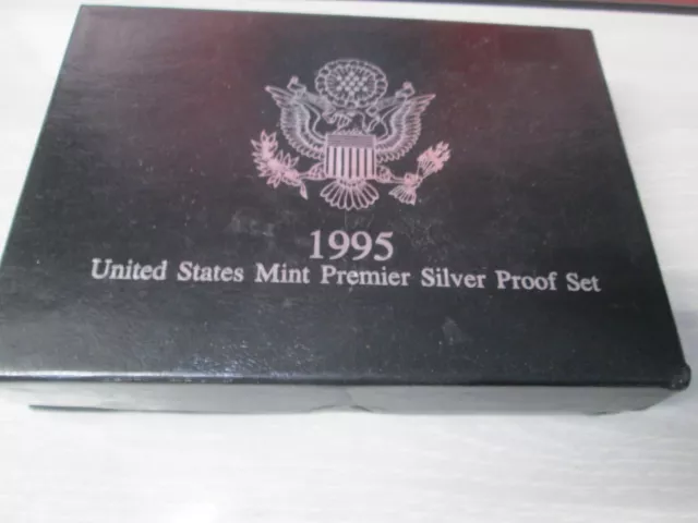 1995 US Mint Premier Silver Proof Set