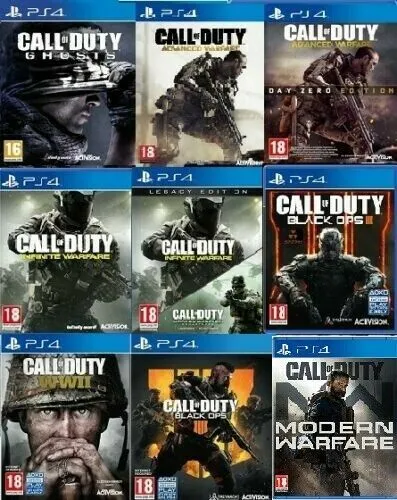 Call Of Duty PS4 & PS5 Assorted Game PRISTINE 1st Class SUPER FAST & FREE DELVRY