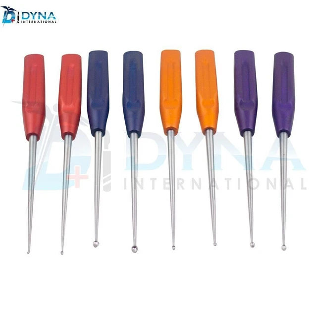 Os Cervical Curettes Spine Orthopedics Spine Instruments 8 Pièces