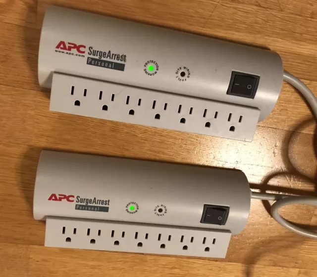 bundle of 2 APC PER7 Personal Surge Arrest Protectors