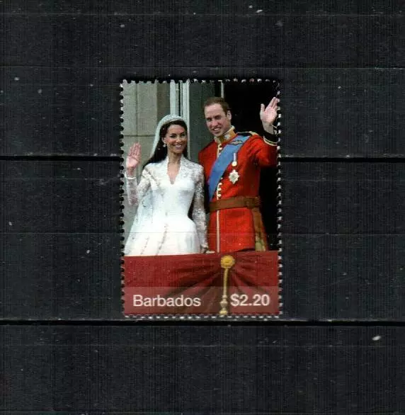 BARBADOS Scott's 1194 ( 1v ) Royal Wedding F/VF Used ( 2011 )