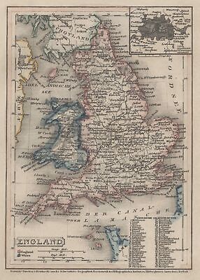 Bowen Inghilterra Herefordshire Originale Incisione Cartina Geografica Bowen 1760 