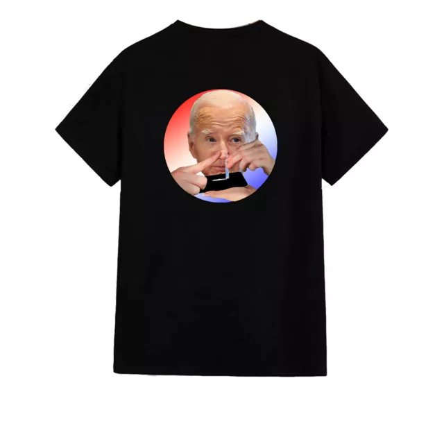 Camiseta Unisex - Joe Biden - Divertida Informal Novedad Resoplido Drogas EE. UU. Voto Electoral