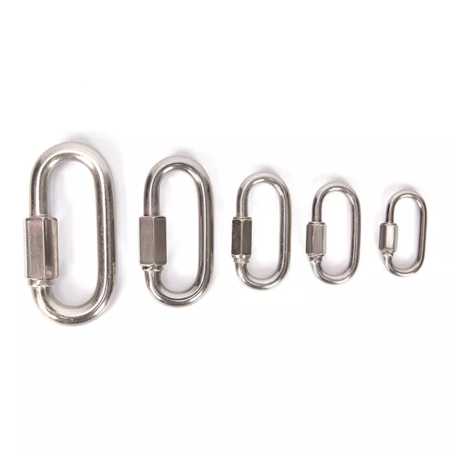 Vis en acier inox verrou d'escalade mousqueton Quick Links crochet de sécurit~m'