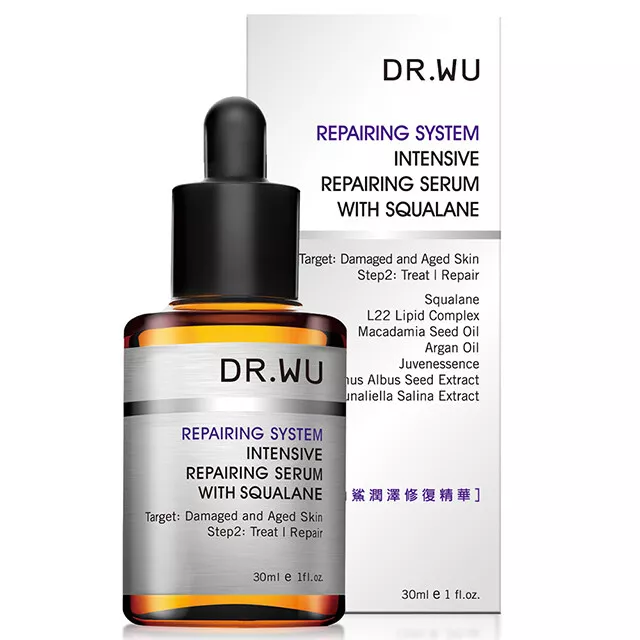 Dr.Wu Intensive Repairing Serum With Squalane 30ml Anti-Aging Treatment NIB NEW