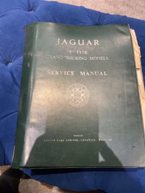 Jaguar E type series 1 and 2 - 3.8 and 4.2 Factory workshop manual supplement 