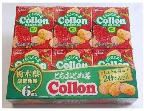 Japanese Popular sweets Tochiotome Strawberry Colon mini × 6 boxes from JP 6378