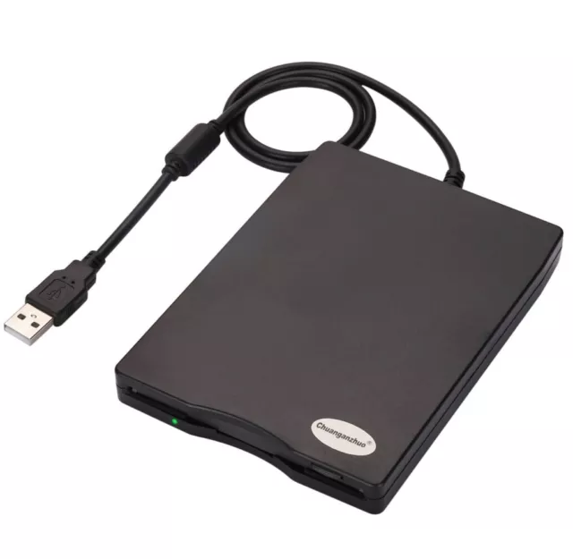 Unidad de disco externo portátil USB de 3.5 pulgadas, FDD de 1.44 MB para PC.