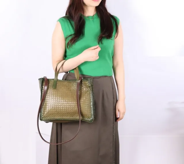 DRAGON DIFFUSION Shoulder Bag Women's Leather Mini Bag Mesh Bag 8025