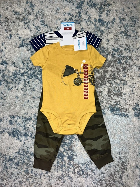 Carters 3 Pieces Set 18 Months Baby Boy Toddler