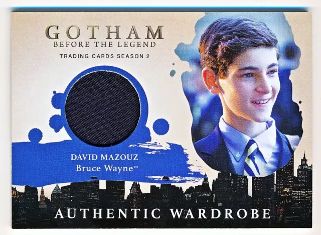 Cryptozoic Gotham Season 2 David Mazouz Wardrobe Relic #M02 - QTY AVAIL