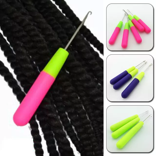 Hair Extensions Hook Needle Wig Crochet Braids Knitting Hair Dye Weaving Tools