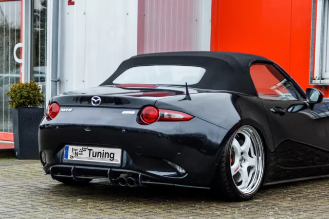 Gefräßter Heckansatz Diffusor mit Seitenteilen aus ABS für Mazda MX-5 ND RF