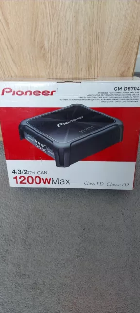 Pioneer GM-D8704 4 Channel 1200W Car Amplifier