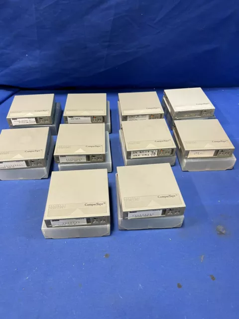 Lot Of 10 Vintage Digital DEC TK50-K CompacTape  Cartridge