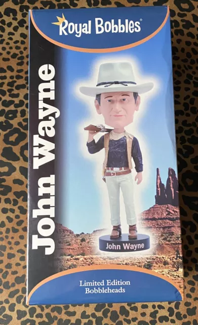 John Wayne Cowboy Bobblehead Limited Edition Royal Bobbles New