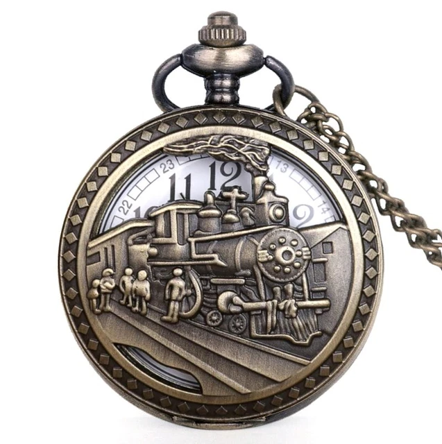 Montre De Poche Ancienne Chronomètre Locomotive - À Réviser - Occasion