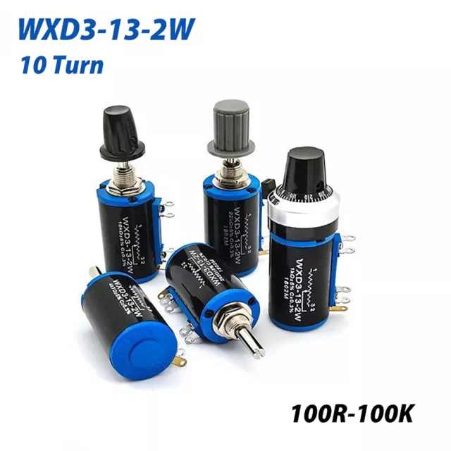 WXD3-13-2W 10 Turn Potentiometer Wirewound Variable Precision Multi-Turn POT