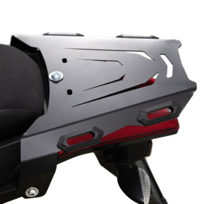 MSX125 2021-2024 Porte-Bagages Arrière Acier Inoxydable - Pour Honda Grom 125 Noir