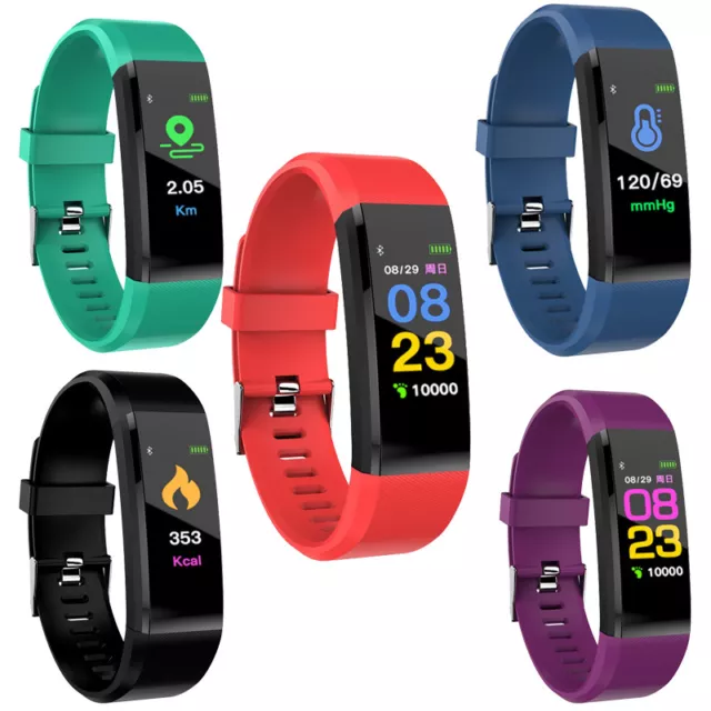 ID115Plus BT Smart Watch Wristband Bracelet Pedometer Sport Fitness Tracker
