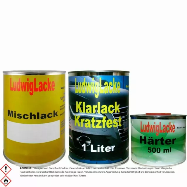 2,5 Litre Lackset En Rosso Brunello AR117 :0 3 pour Alfa Romeo Ludwiglacke Auto