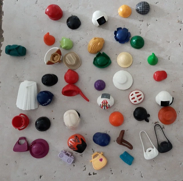 Playmobil lot chapeaux + accessoires