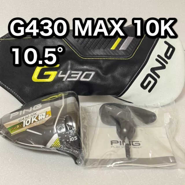 New PING G430 MAX 10.5° Driver Head Only Right Handed with Head Cover＆Wrench