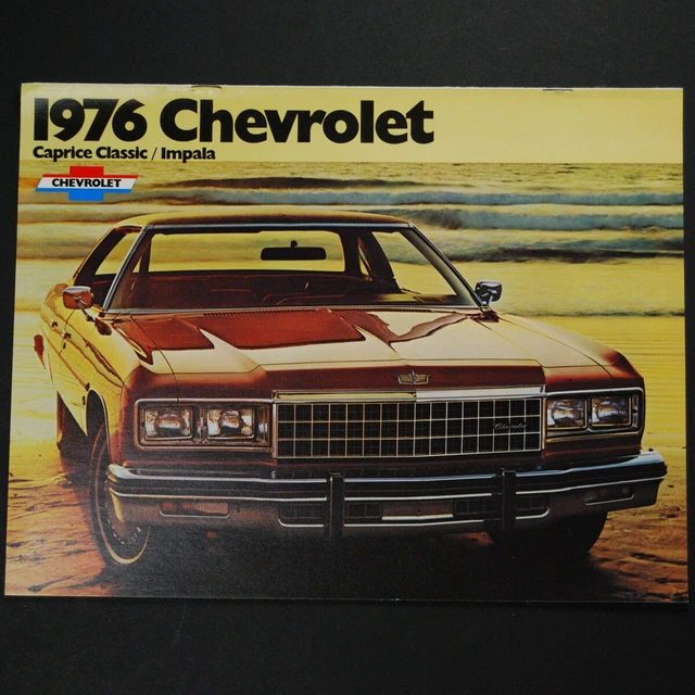 1976 CHEVROLET CAPRICE Classic / Impala brochure de vente originale 76
