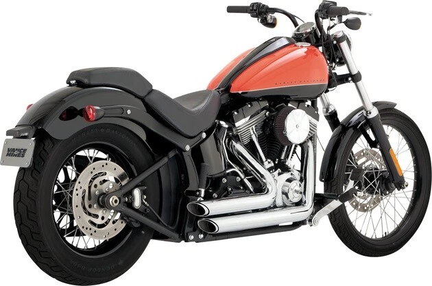 Vance & Hines PCX Shortshots Staggered 2-into-2 Full Exhaust System Chrome 17325