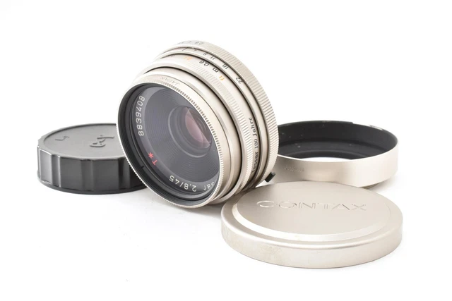 TOP MINT] CARL Zeiss Tessar T 45mm f/2.8 C/Y Mount Pancake Lens