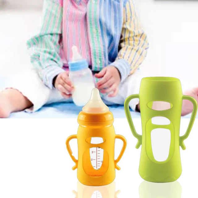 160/240 ml botella de botella de leche diseño tallado hueco botella de leche para niños
