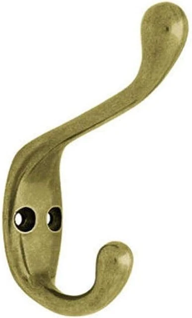 Liberty B42302Q-AB-C5 3-Inch Heavy Duty Coat and Hat Hook, Antique Brass