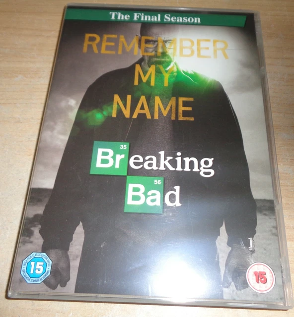 BREAKING BAD REMEMBER My Name The Final Season 5 DVD Boxset Excellent ...