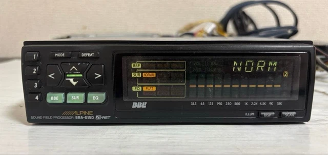 ALPINE ERA-G150 DSP TDA-7537J Car Audio Equalizer Cassette Set