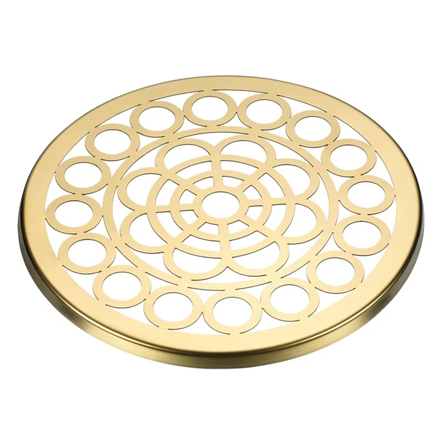 4,7" Fiore Rana Coperchio,Metallo per Arrangiamento Pianta Fissaggio,Oro Tono