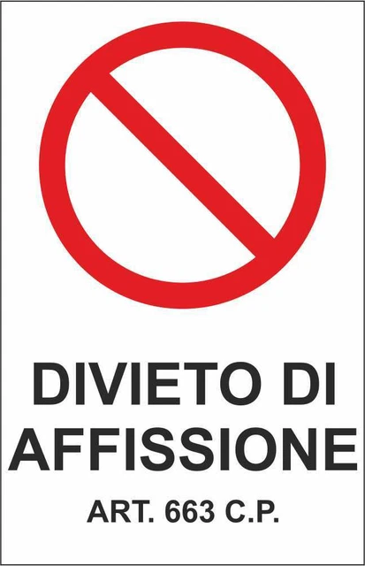 Adesivo pvc diametro 15 cm simbolo divieto di sosta - Etichette Multiuso
